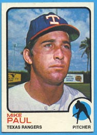 1973 Topps Baseball Cards      058      Mike Paul